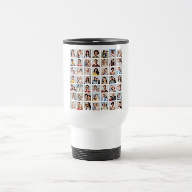 Taza De Viaje Crear su propio Collage de fotos 49 (Centro)
