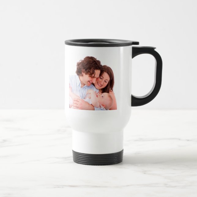 Taza De Viaje Cree su propia foto personalizada (Derecha)