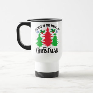 Taza De Viaje Creer en la magia de los Navidades-82309