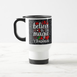 Taza De Viaje Creer en la magia de los Navidades-84604