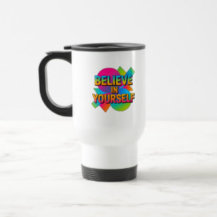 Taza De Viaje Creer en ti mismo regalo motivacional