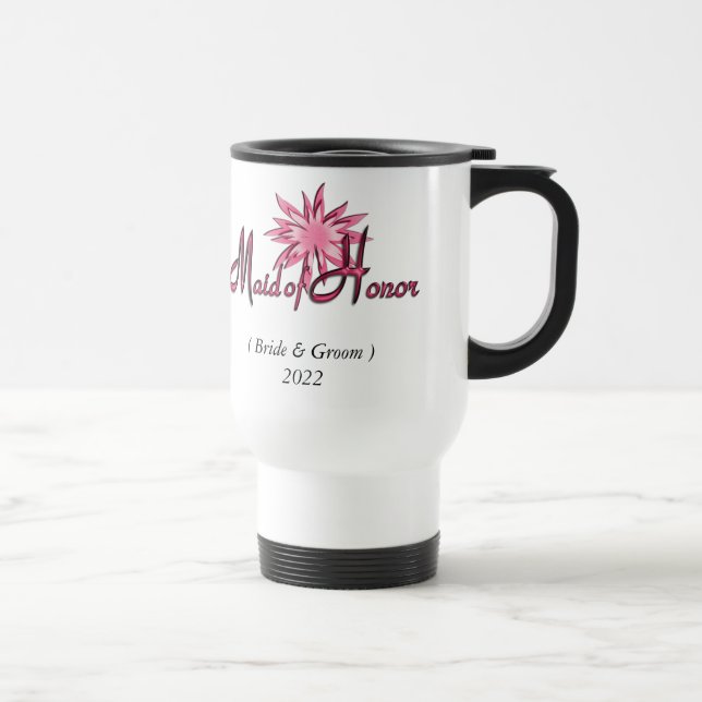 Taza De Viaje Criada del rosa del honor (Derecha)