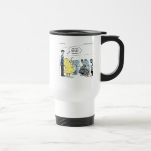Taza De Viaje Crímenes del Ratón por Rick London Divertido
