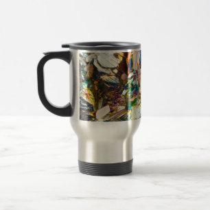 Taza De Viaje Cristal de Hematita Arcoíris Fantasía Piedra Preci