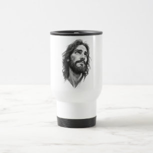 Taza de viaje cristiana Jesús Cristo
