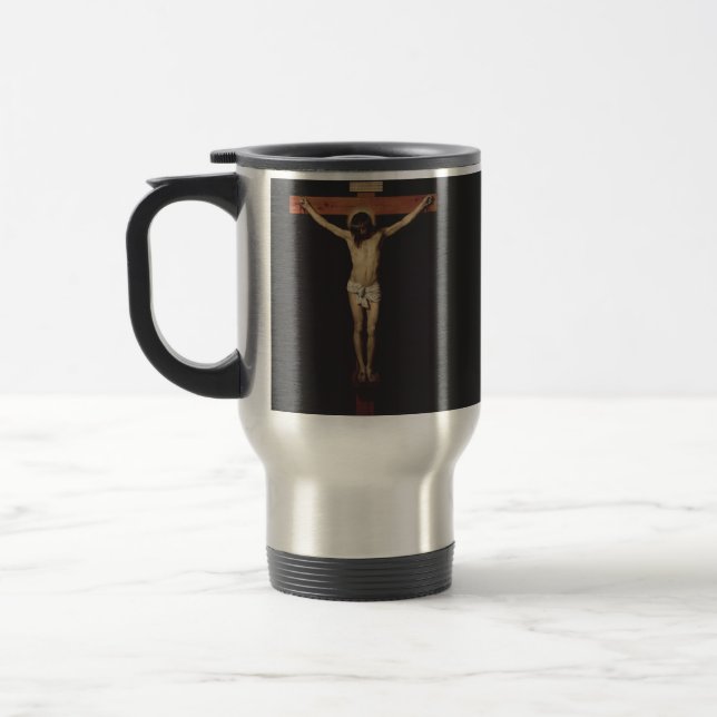 Taza De Viaje Cristo crucificado por Diego Velázquez (Izquierda)