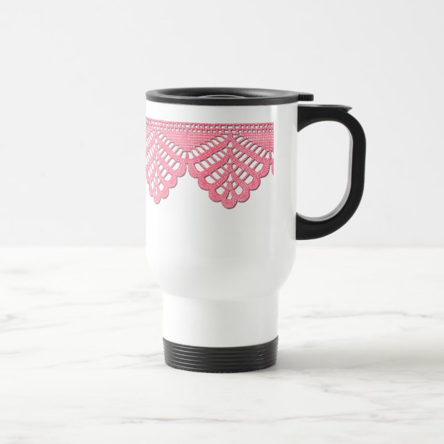 Taza De Viaje Crochet Lace (Derecha)