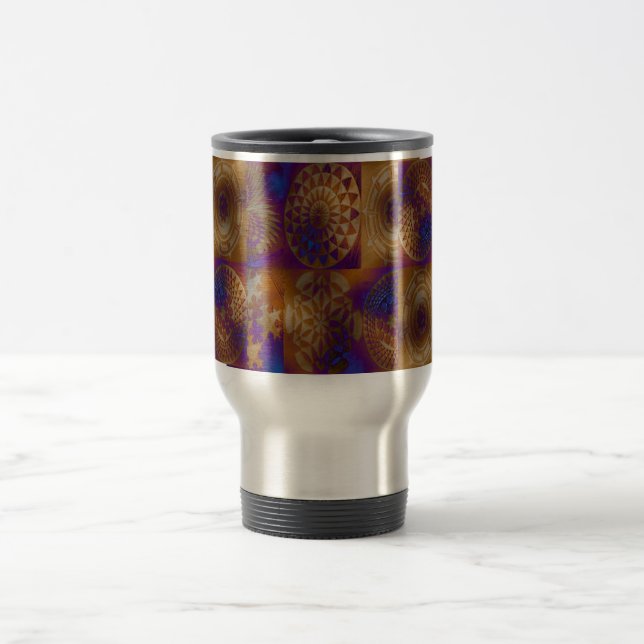Taza De Viaje Crop Circle Travel Mug (Centro)