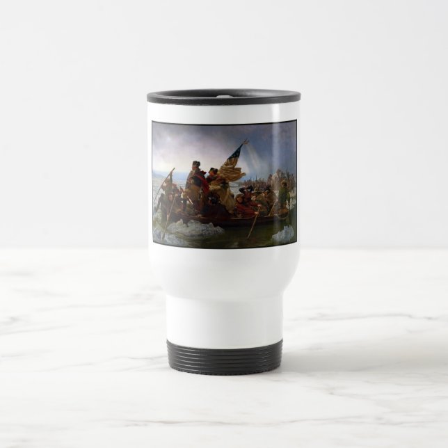 Taza De Viaje Crossing Delaware 1776: General George Washington (Centro)