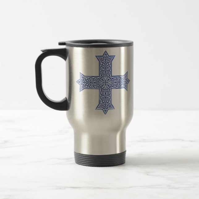 Taza De Viaje Cruz cóptica (Izquierda)
