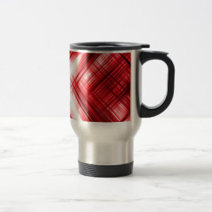 Taza De Viaje Cruz de líneas rojas
