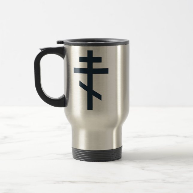 Taza De Viaje cruz ortodoxa rusa (Izquierda)