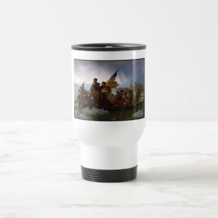 Taza De Viaje Cruzando el Delaware 1776: General George Washingt