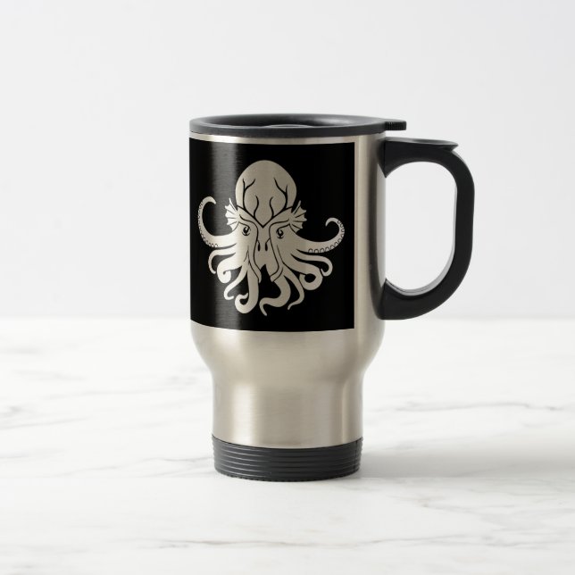 Taza De Viaje Cthulhu Fhtagn (Derecha)