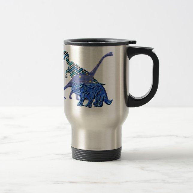 Taza De Viaje Cuadrilla del dinosaurio (Derecha)