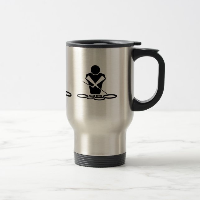 Taza De Viaje Cuadros - Tambores de tenor (Derecha)