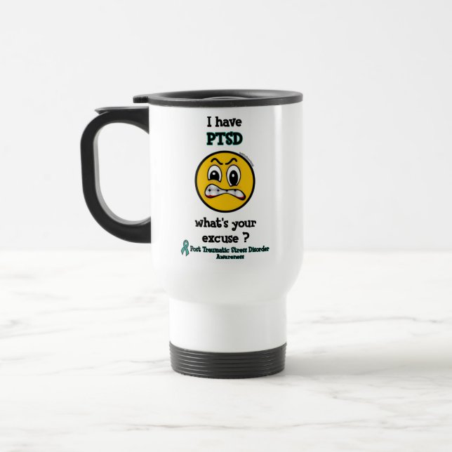 Taza De Viaje ¿Cuál es tu disculpa? (Izquierda)