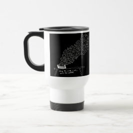 Taza De Viaje Cuando la Musa Finalmente Toma Su Café