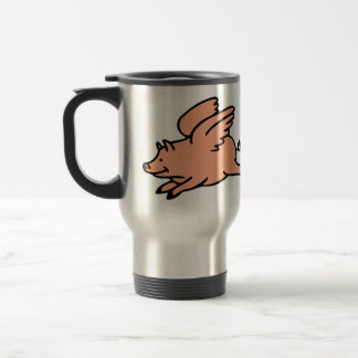 Taza De Viaje Cuando los cerdos vuelan la taza del viaje