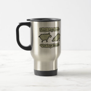 Taza De Viaje Cuatro piernas buenas