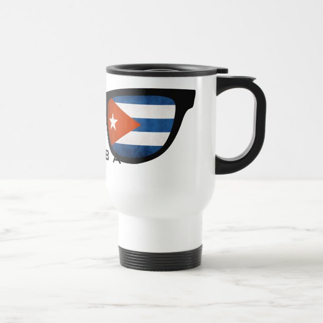 Taza De Viaje Cuba sombra las canciones personalizados (Derecha)