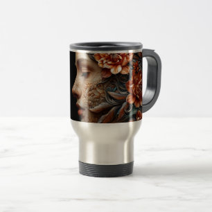 Taza De Viaje Cucharas de tato de color de agua de ensueño