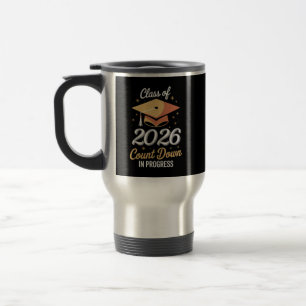 Taza De Viaje Cuenta Regresiva En Curso Personalizada Clase De 2