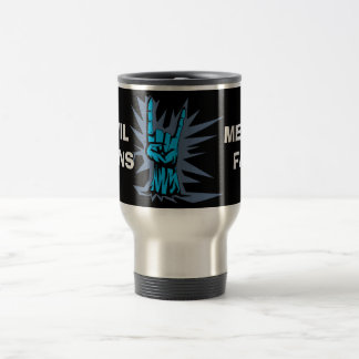 Taza De Viaje Cuernos metalizado "viaje/taza del viajero "