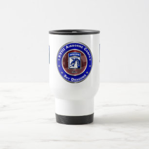 Taza De Viaje Cuerpo Aerotransportado XVIII Dragones del Cielo