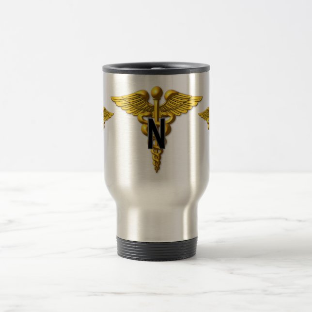 Taza De Viaje Cuerpo de enfermería del ejército de veteranos (Centro)