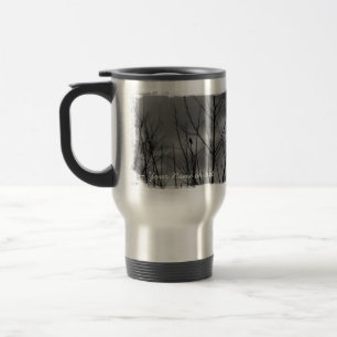 Taza De Viaje Cuervo oscuro; Personalizable