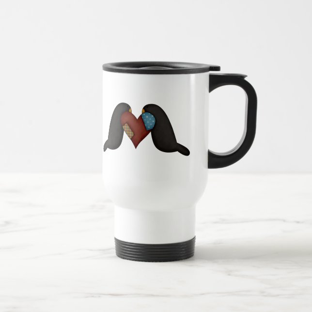 Taza De Viaje Cuervos en amor (Derecha)