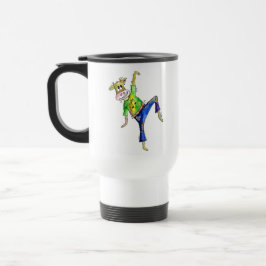 Taza De Viaje Cuidada y caprichosa vaca bailarina