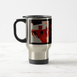 Taza De Viaje "¡Cuidado!" Café de viajes Mug