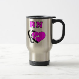 Taza De Viaje Cuidado del RN de las enfermeras