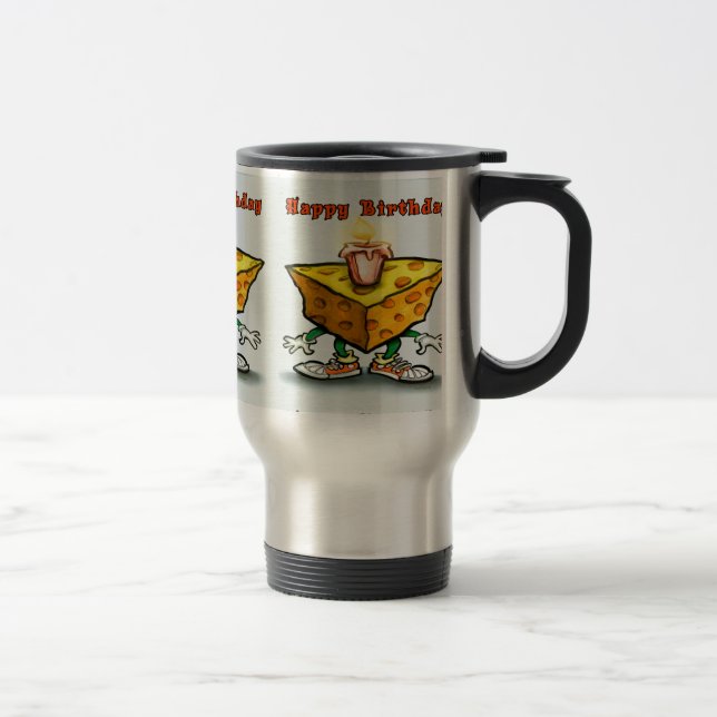 Taza De Viaje Cumpleaños de Cheesy (Derecha)