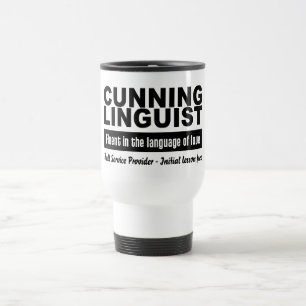Taza De Viaje Cuning Linguist mug