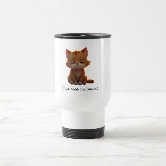 Taza De Viaje Cute cat - beautiful present for animal lover (Centro)