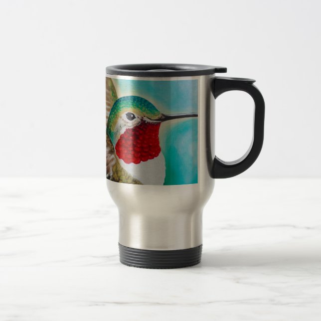 Taza De Viaje Cute Hummingbird (Derecha)