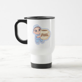 Taza De Viaje Cute Kawaii Chibi Enfermera Café Gigante Combustib