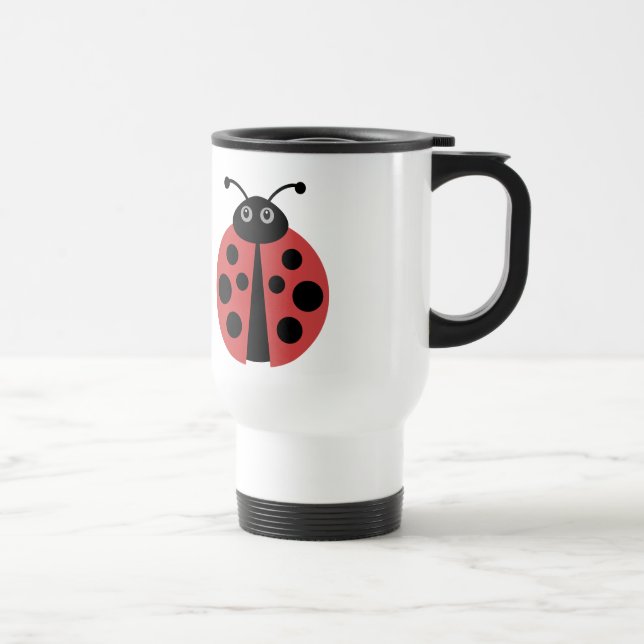 Taza De Viaje Cute Ladybug (Derecha)