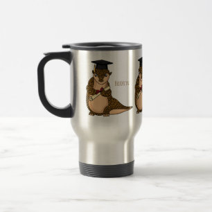 Taza De Viaje Cute pangolin graduating cartoon