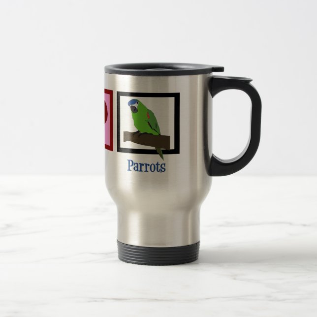 Taza De Viaje Cute Parrot (Derecha)