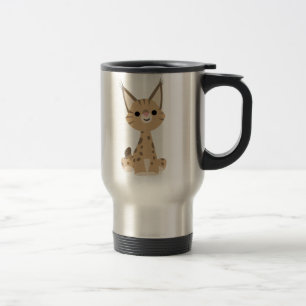 Taza De Viaje Cute Personalizado Lynx Travel Mug