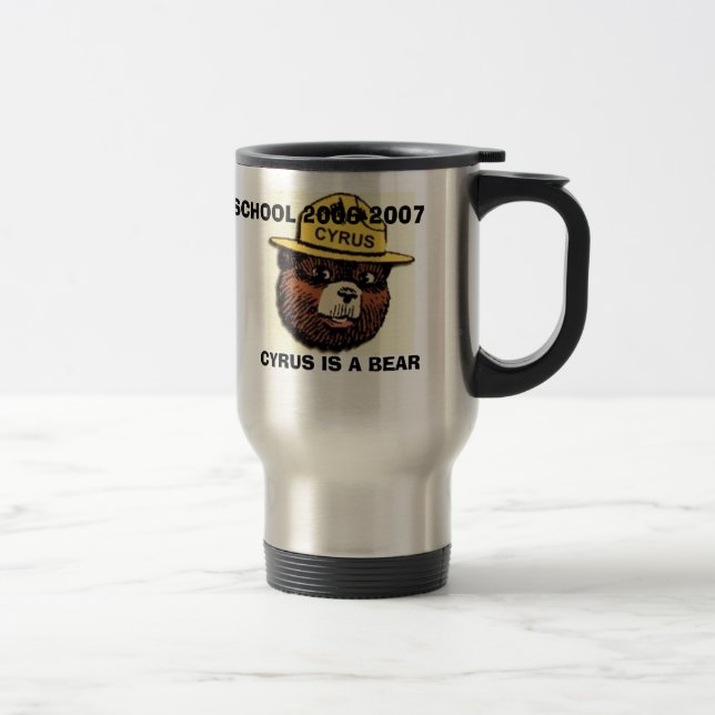 TAZA DE VIAJE CYRUS ES UN OSO (Derecha)