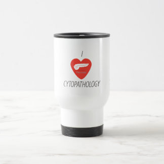 Taza De Viaje Cytopathology del corazón I - páncreas