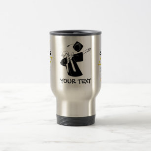 Taza De Viaje Dabbing Graduado Hombre Perno Relámpago Personaliz