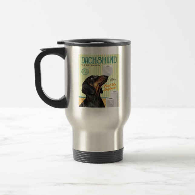 Taza De Viaje Dachshund Dog (Izquierda)