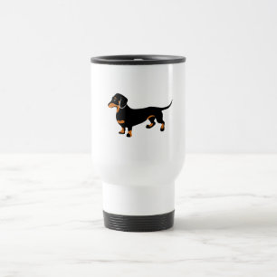Taza De Viaje Dachshund lindo - perro de Doxie