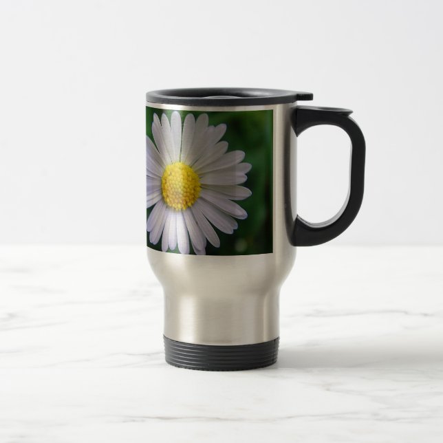 Taza De Viaje Daisy amarillo-blanco brillante (Derecha)